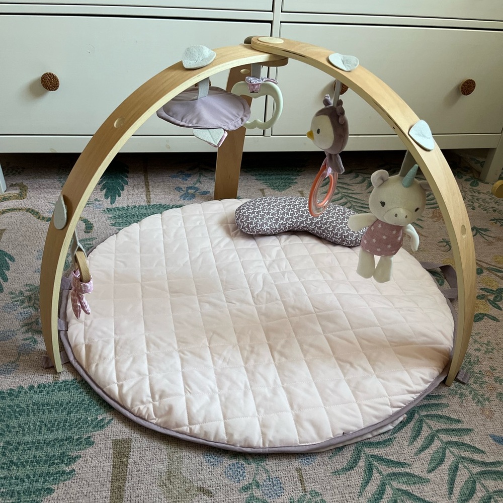 Ingenuity Baby wooden play gym